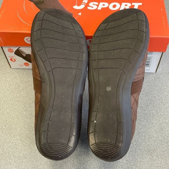J Sport Women's Size 7 Slip-On Shoes Brown Casual Comfort - Picture 5 of 6
